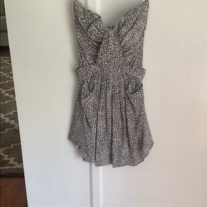 Strapless dress